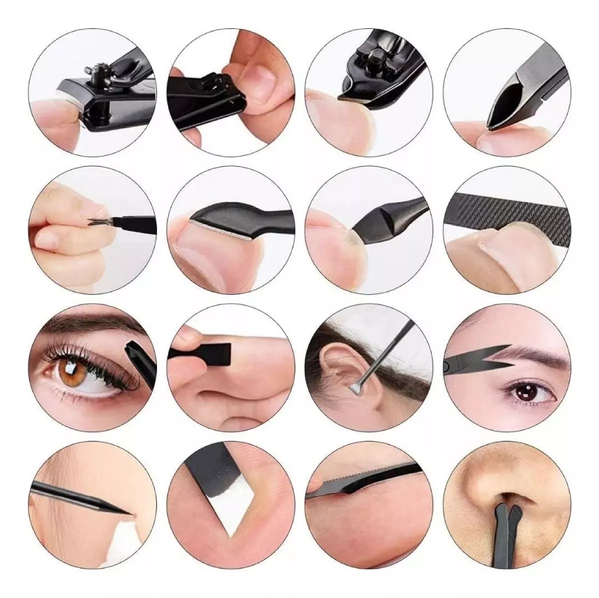 Miniatura 2 de Kit uñas Manicure Pedicure Facial X16